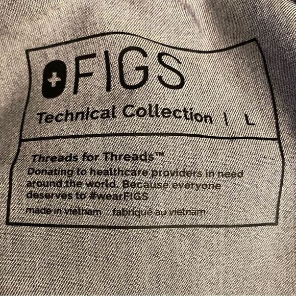 FIGS Pisco Basic Scrub Pants Graphite Gray Men’s Size Large Style FM4500 - Picture 8 of 9